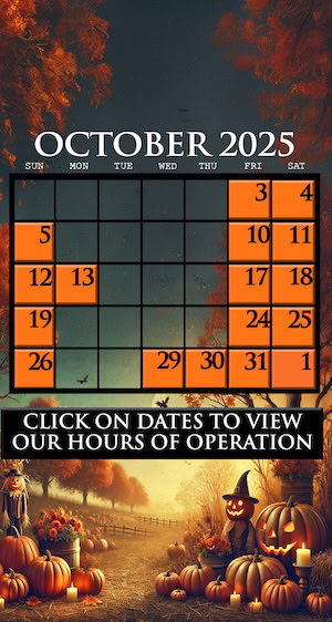 The Great Halloween Festival 2025 Calendar
