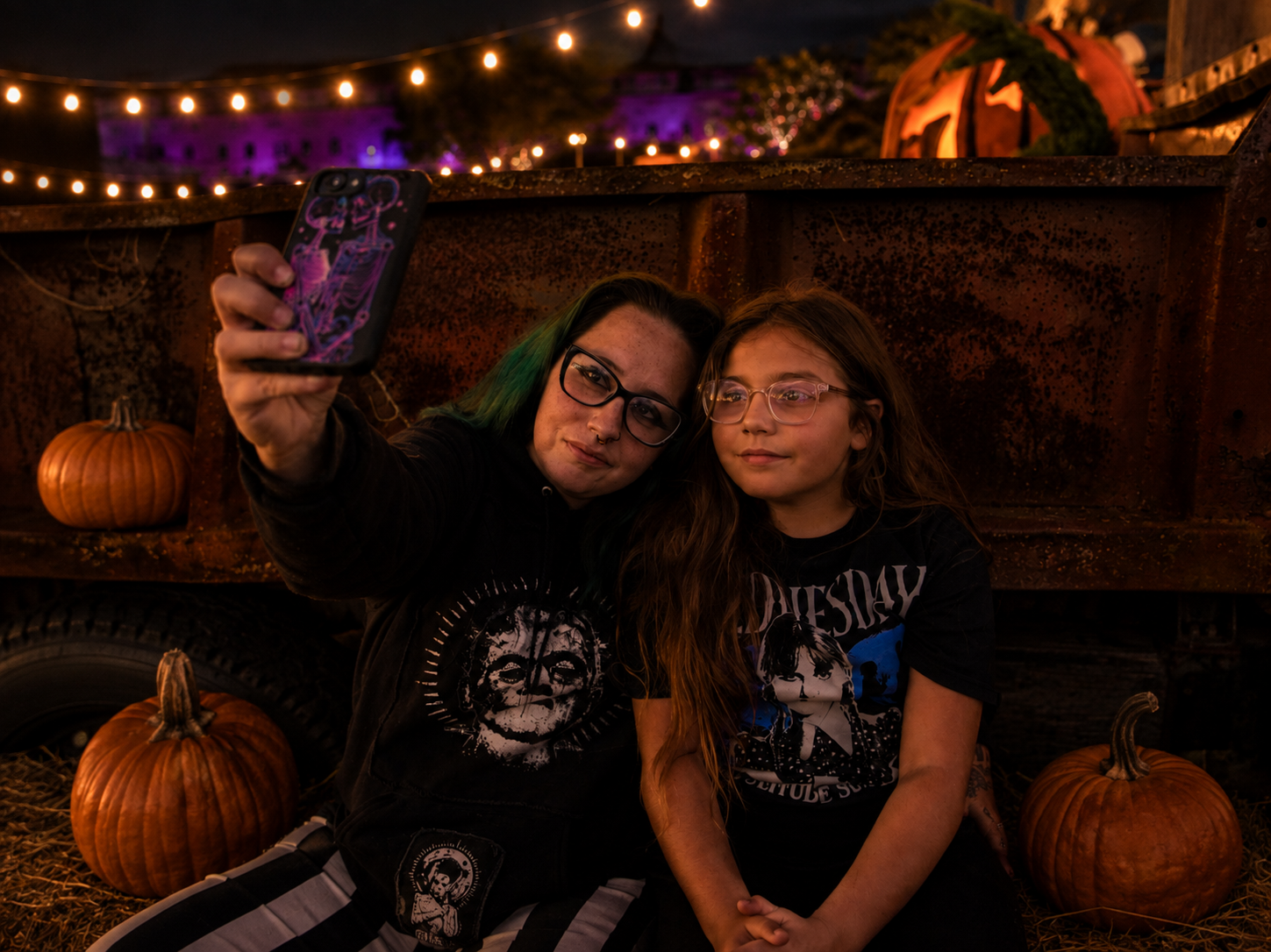 Guests enjoying The Great Halloween Festival together
